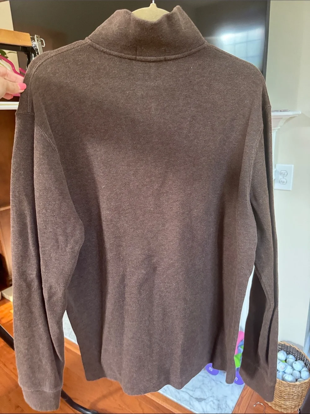 Polo Ralph Lauren Brown Half-Zip Pullover